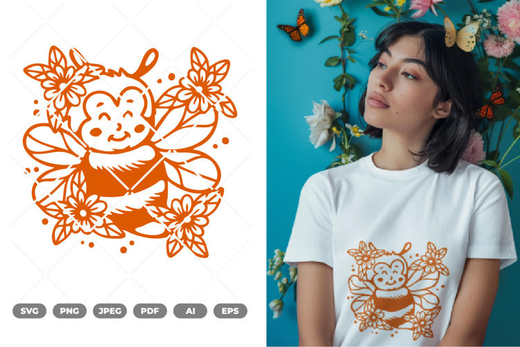 Honey Bee Svg Image 13