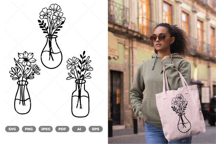 Blooming Flowers SVG & Clipart