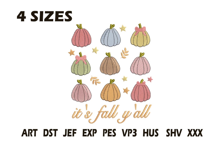 Pumpkin Embroidery Image 17