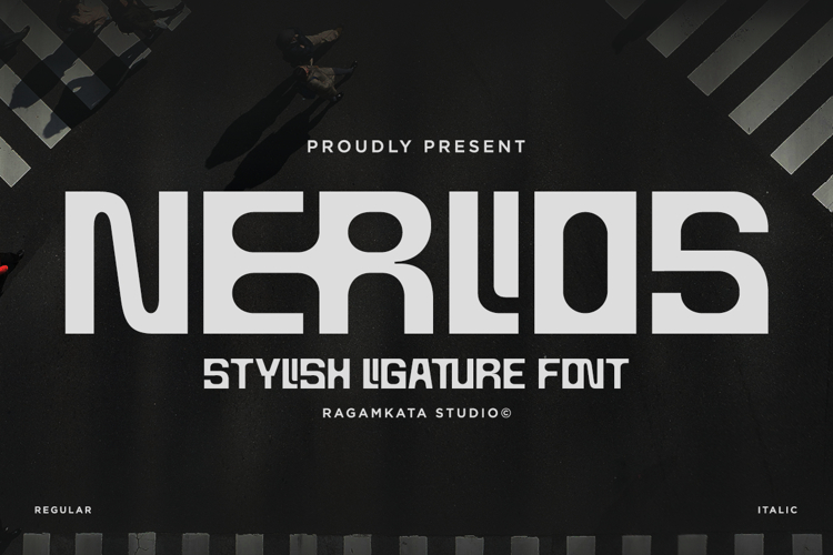 Nerlios - Stylish Ligature Font