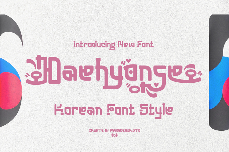 Daehyonse - Korea Font example image 1