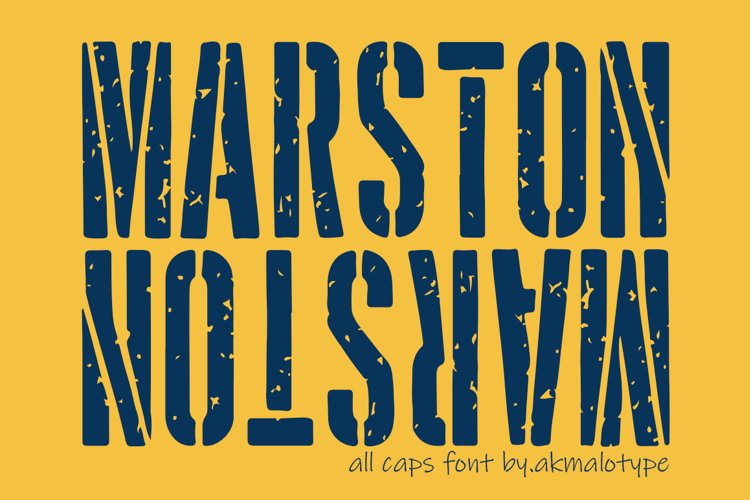 Marston Font - Distressed