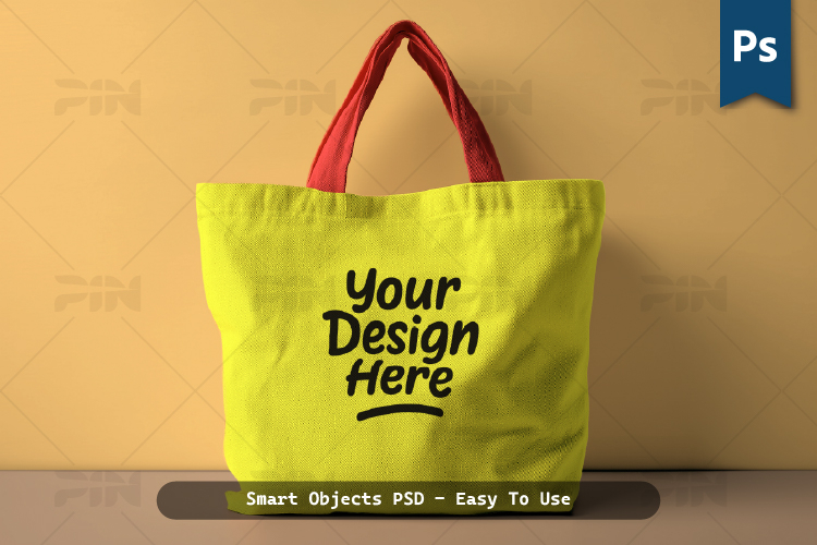 Tote Bag Cup - Mockup Realistic PSD Template