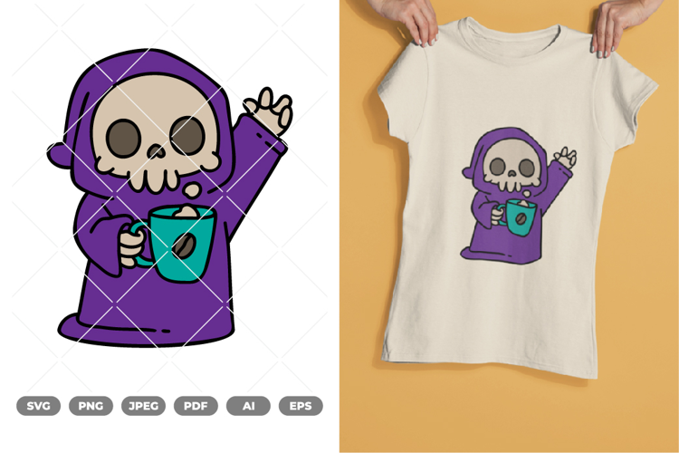 Grim Reaper Colored SVG & Clipart