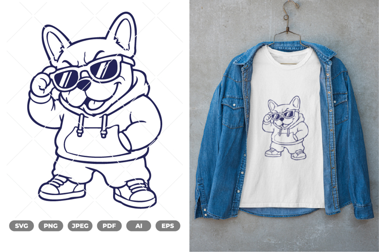 Cool Dog SVG & Clipart