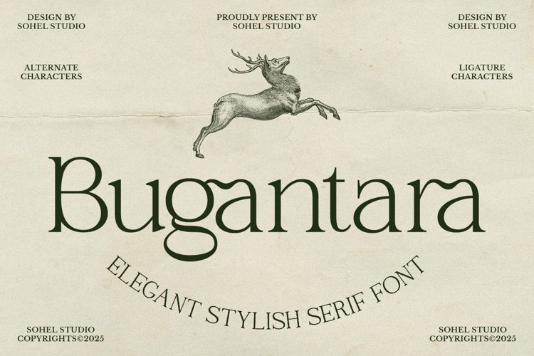 Bugantara - Elegant Thin Serif Font