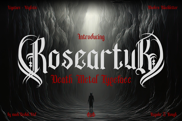 Roseartuk - Blackletter Font