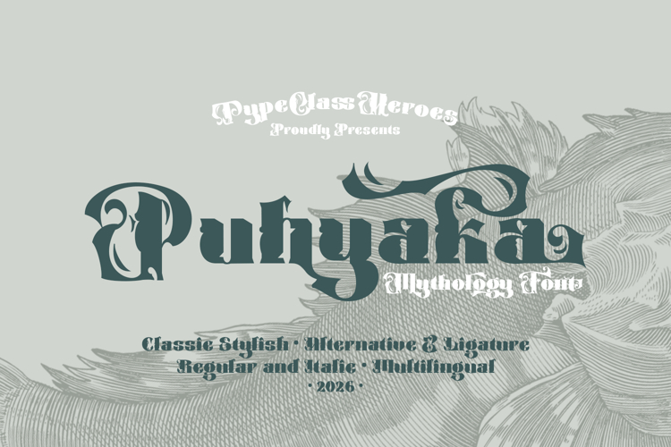 Puhyaka Mythology Font