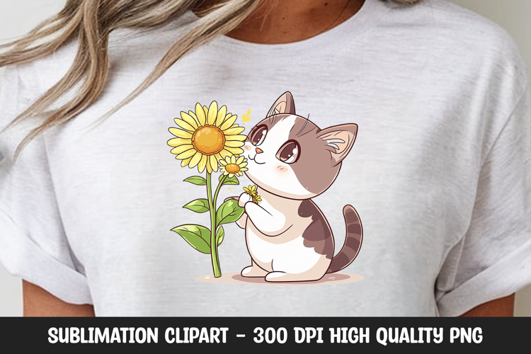 Cute Cat Clipart Image 5