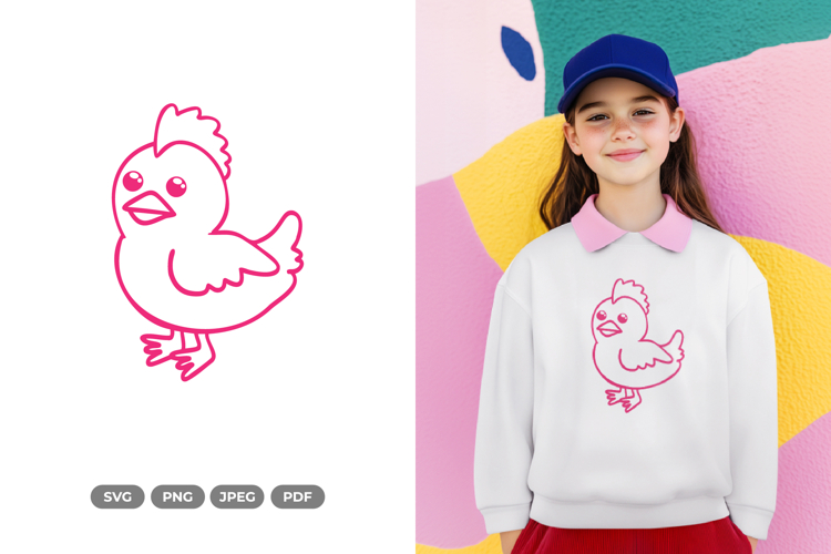 Cute Chicken SVGs Image 24