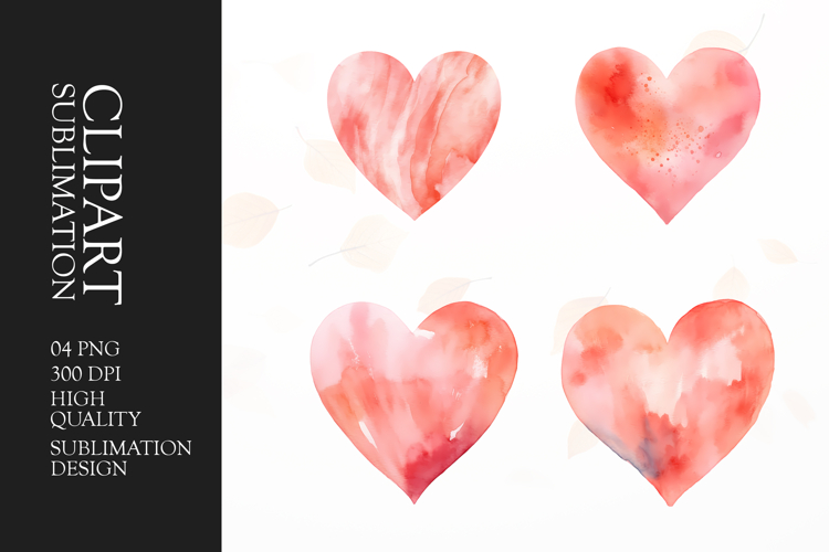 Watercolor Heart Clipart Image 19