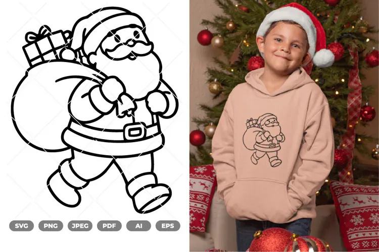 Santa SVG & Clipart