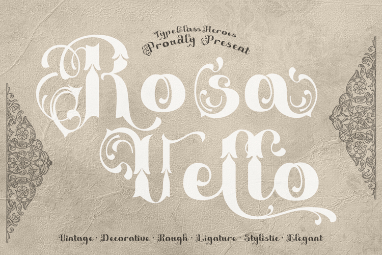 Rosavello Font example image 1