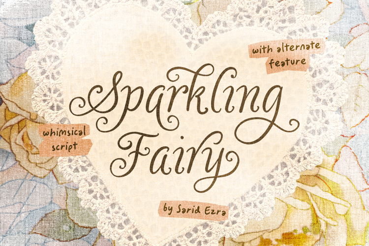 Sparkling Fairy - Whimsical Script