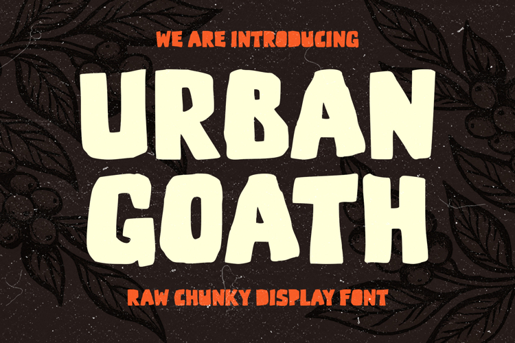 Urban Goath - Raw Chunky Font example image 1