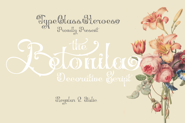 Betonila Decorative Font