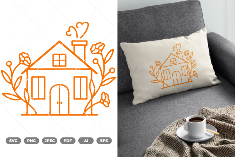 House SVG & Clipart example image 1