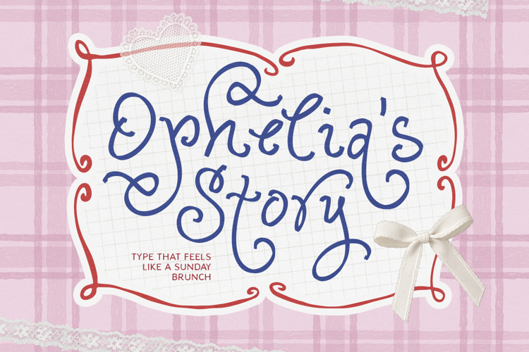 Ophelia Story - Curly Script