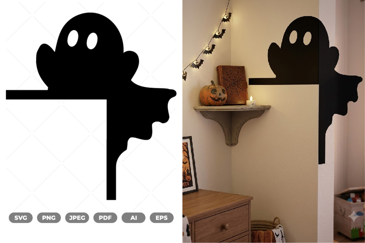 Halloween Door Corner SVG & Clipart