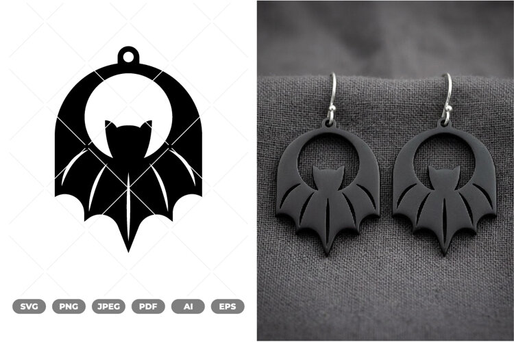 Earring SVG & Clipart example image 1