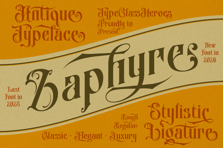 Zaphyre Antique Font
