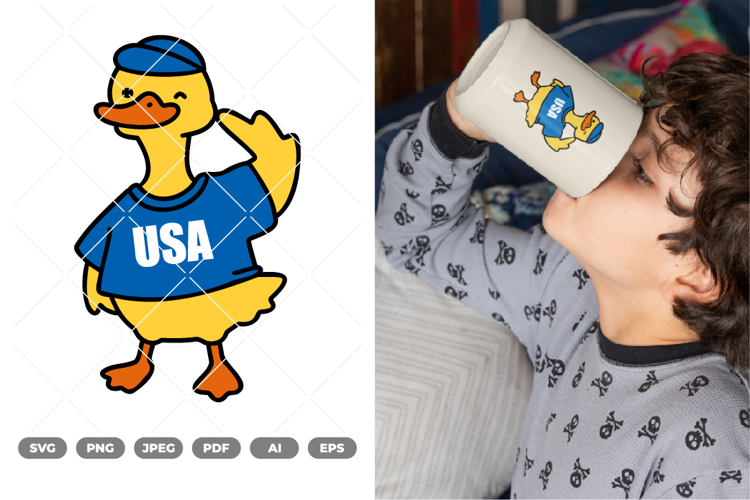 Duck Colored SVG & Clipart