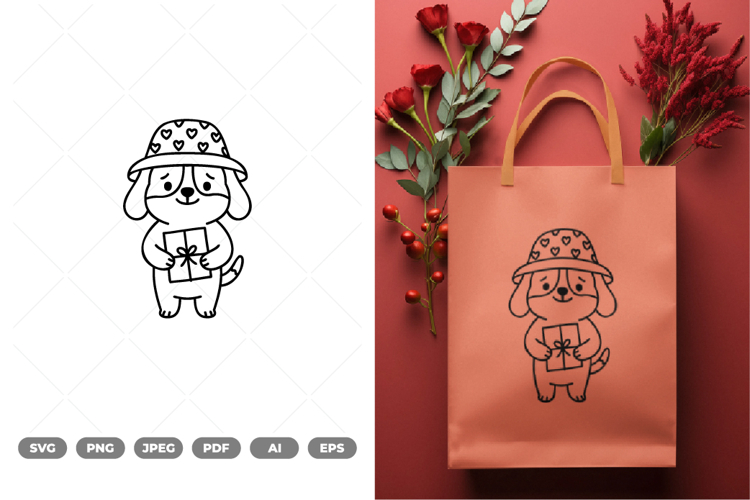 Cute Dog Illustration Image 16