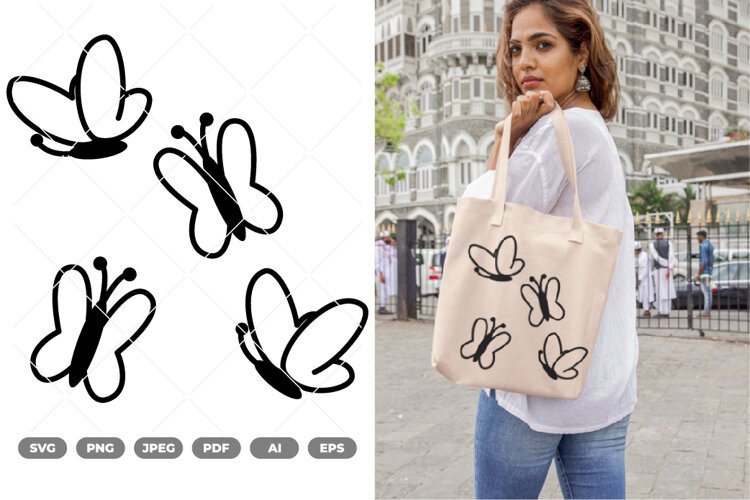Butterfly SVG & Clipart example image 1