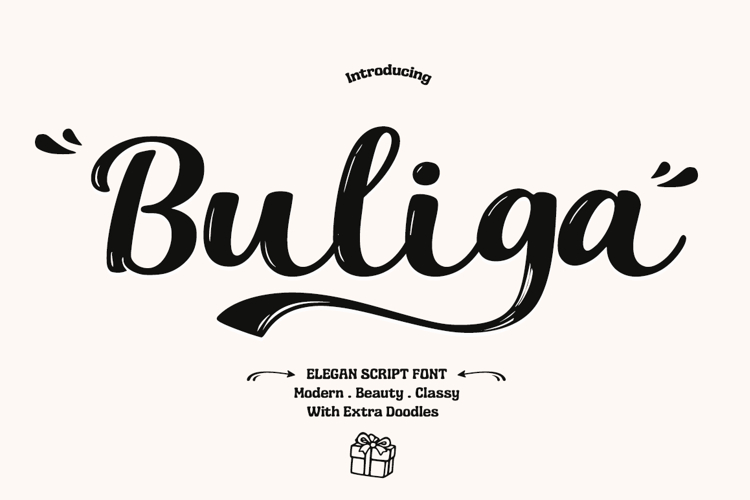 Buliga Elegant Script Font
