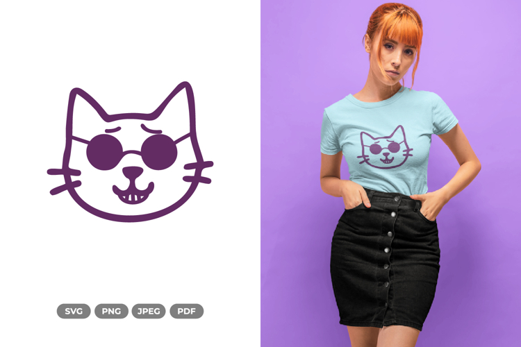 Kawaii Cat Svg Image 4