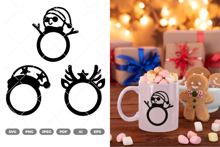 Christmas Ornament Holder SVG & Clipart example image 1