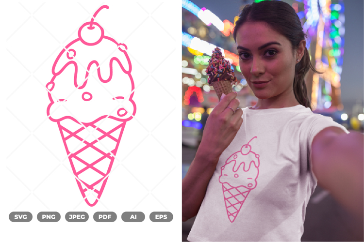 Ice Cream SVG   Clipart