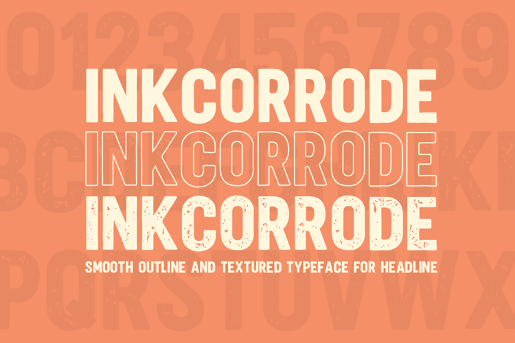 Inkcorrode Font - Distressed