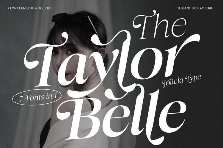 The Taylor Belle | Elegant Feminine Serif Display