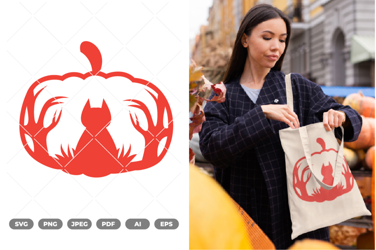 Halloween Pumpkin Cut file SVG & Clipart