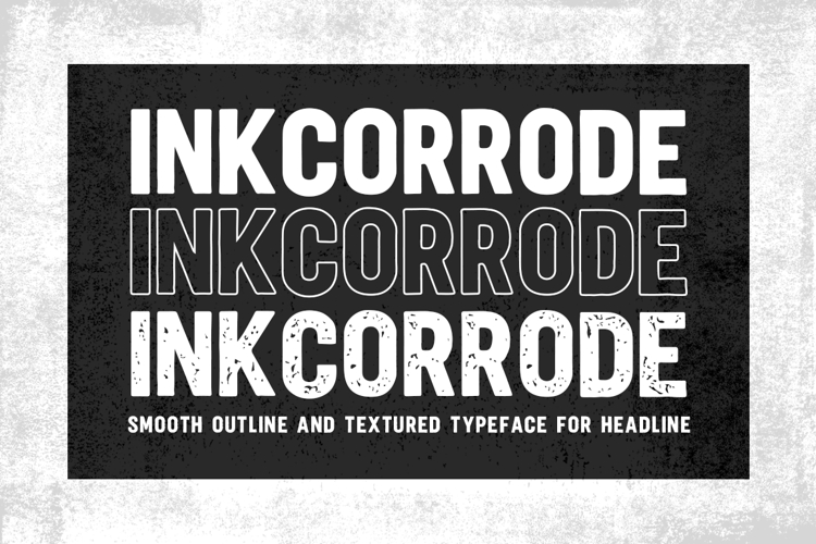 Inkcorrode Font - Distressed