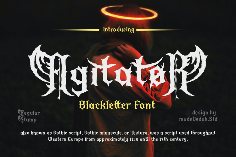 Gangster Old English fonts