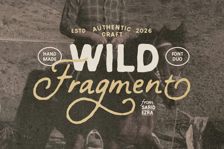 Wild Fragment - Handmade Font Duo