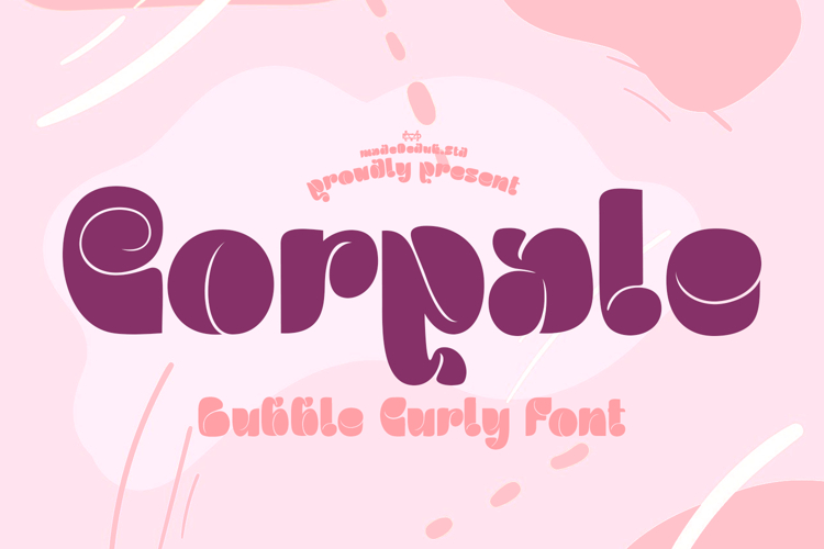 Corpale Bubble Curly Font