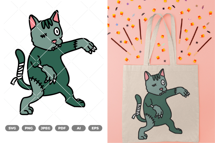 Zombie Animal Colored SVG & Clipart