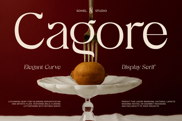 Cagore - Elegant Display Serif Font