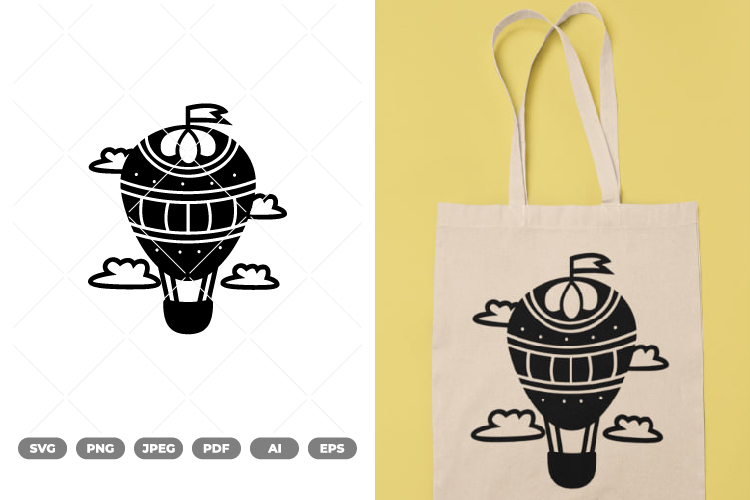 Hot Air Balloon Clipart Image 22