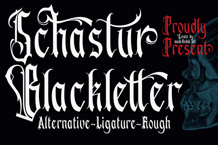 Schastur - Blackletter Font