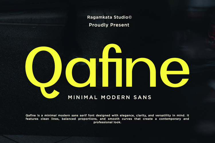 Qafine Minimal Modern Sans