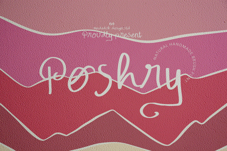 Poshry Handwritten Font