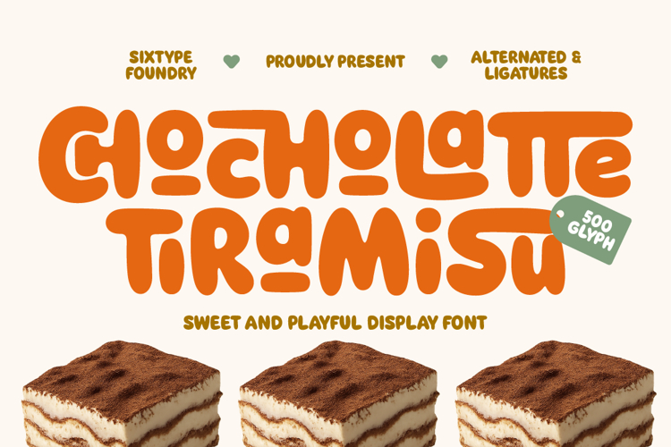 Chocholatte Tiramisu Display Font