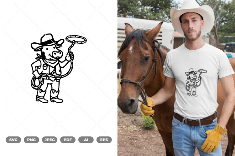 Cowgirl Clipart Image 5