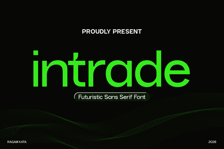 Intrade - Futuristic Sans Serif Font