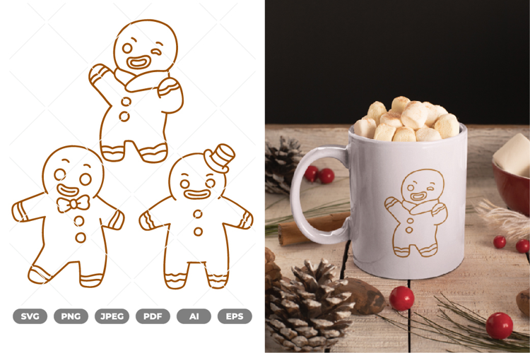 Gingerbread SVG & Clipart