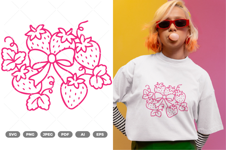 Strawberry Svg Image 7